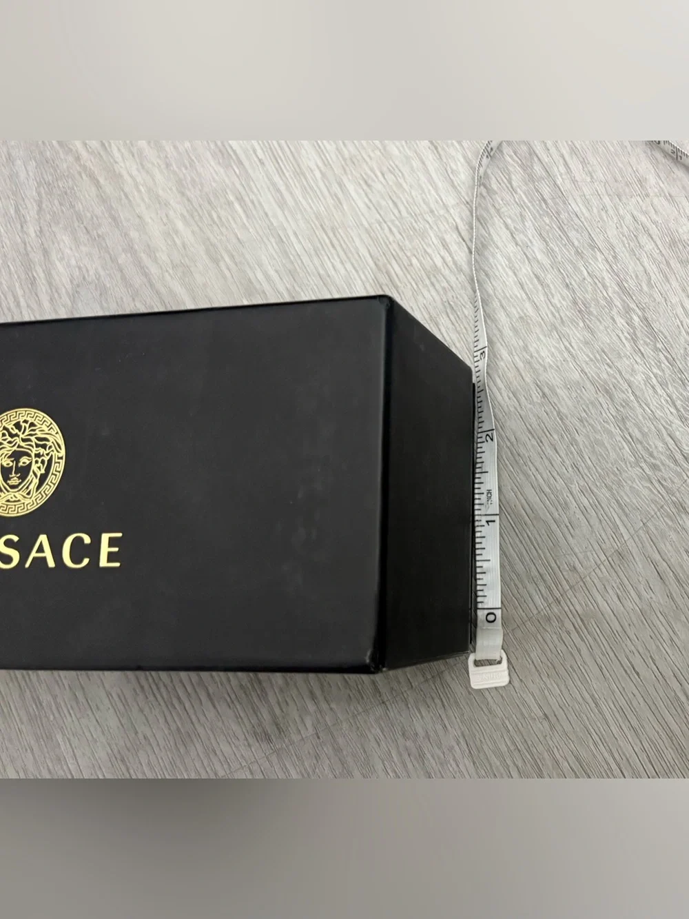Versace Black with Gold Medusa Logo Box